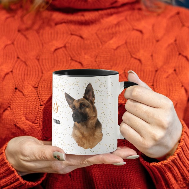 German Shepherd Dog Kisses Fix Everything Mug (Creator Uploaded)