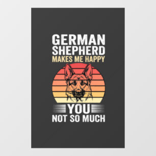 German Shepherd Dog Lover Funny Retro