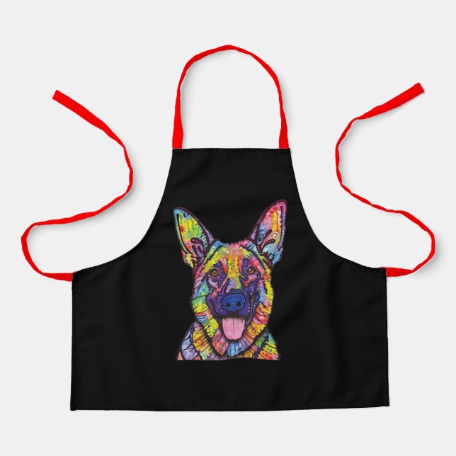 German Shepherd Dog Lovers Apron (Front)