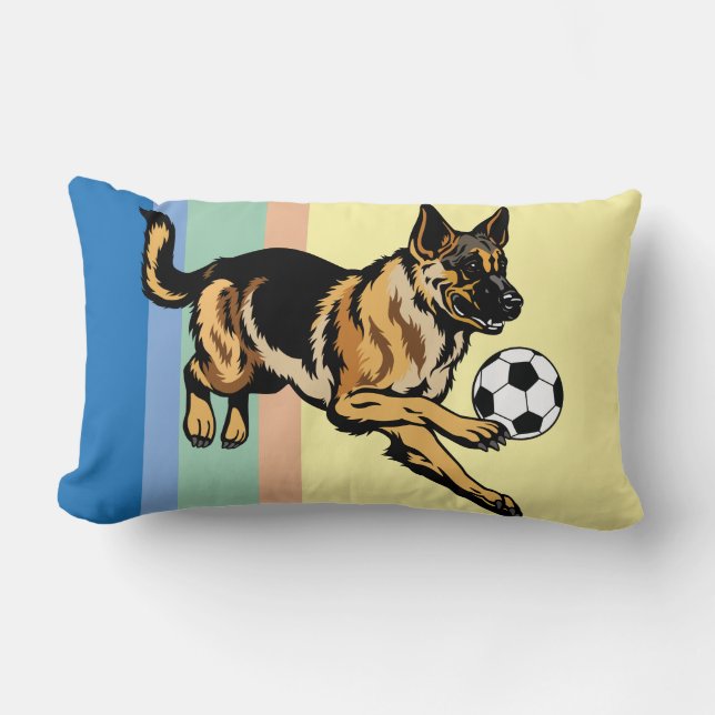german shepherd dog lumbar cushion (Front)