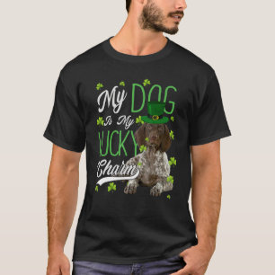 German Shepherd Dog My Dog Is My Lucky Charm T-Shirt