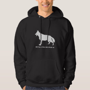 German Shepherd Dog No Fear That Does Not Bark The Hoodie
