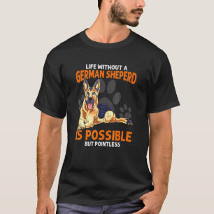 German Shepherd Dog Owner Animal Graphic T-Shirt