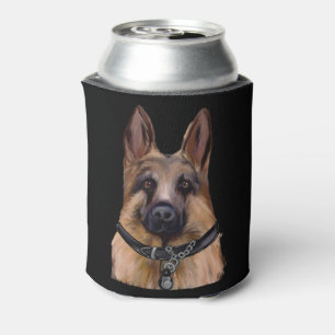 German Shepherd Dog Patrol Can Cooler