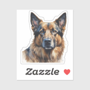 German Shepherd Dog Pet Name Label