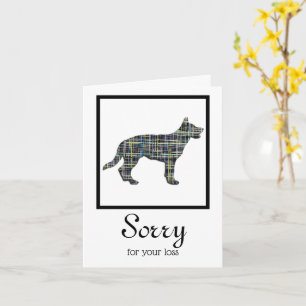 German Shepherd Dog Pet Sympathy Card