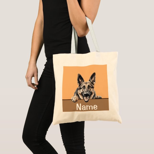 German Shepherd Dog Pet  Tote Bag (Front (Product))