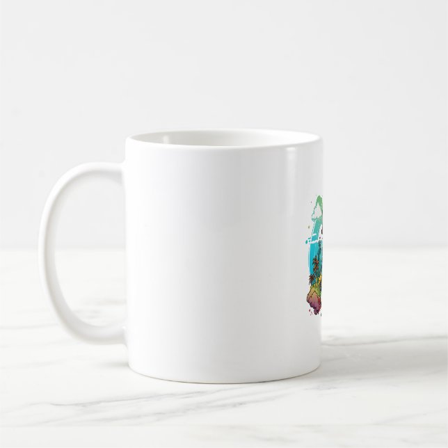 German Shepherd Dog Pirate  Coffee Mug (Left)