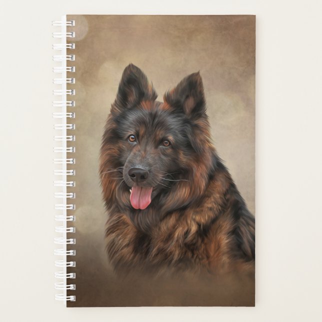 German Shepherd dog Planner (Front)