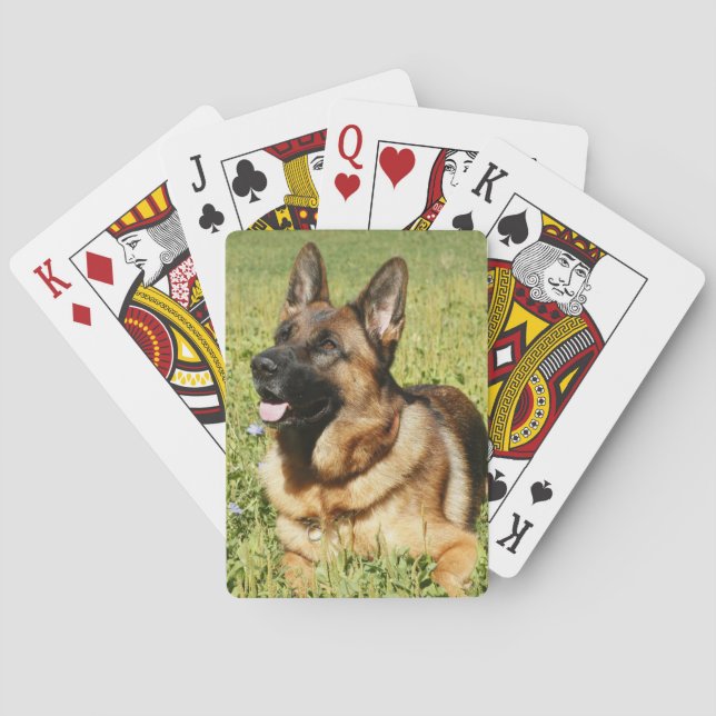 German Shepherd Dog Playing Cards (Back)