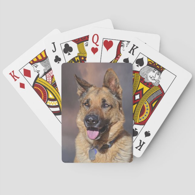 German Shepherd Dog Playing Cards (Back)