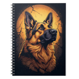 🐾 German Shepherd Dog Portrait Gifts 🐾 Notebook