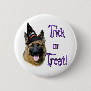 German Shepherd Dog (sable) Trick 6 Cm Round Badge