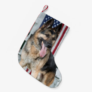 German Shepherd Dog Small Christmas Stocking