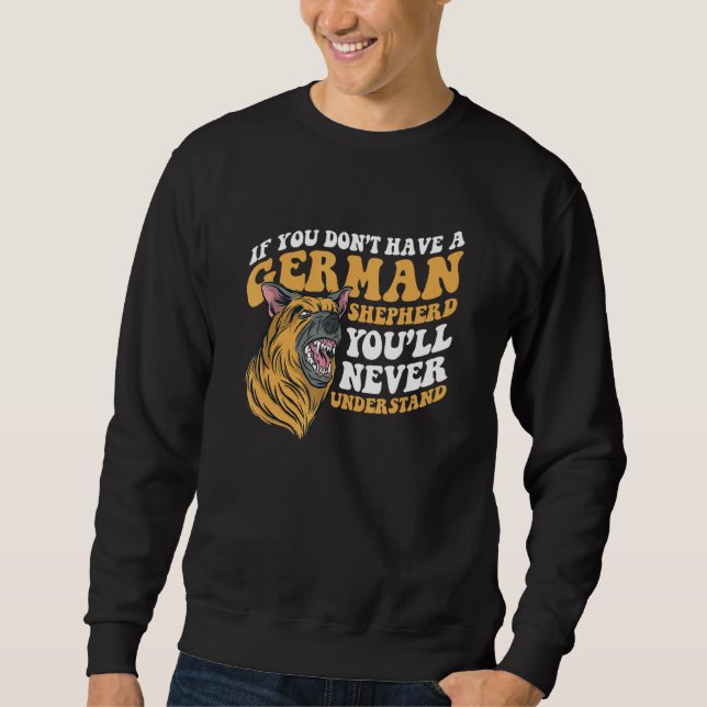 German Shepherd Dog Sweatshirt (Front)