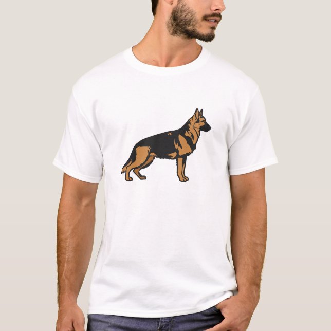 German Shepherd Dog T-Shirt (Front)