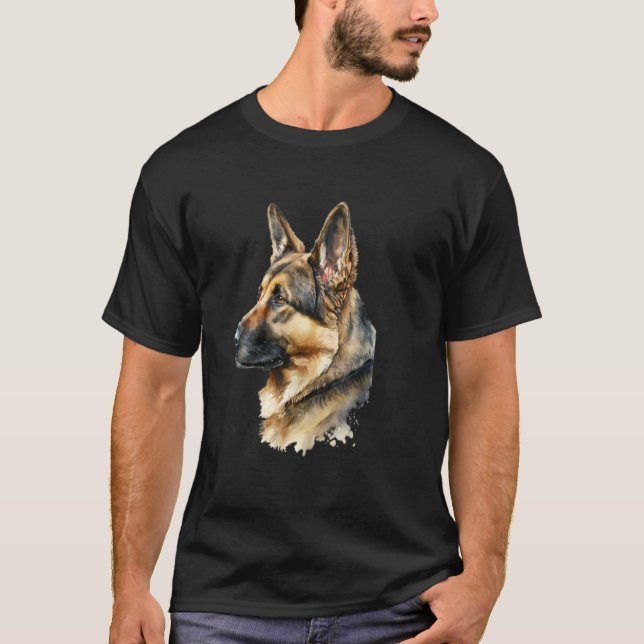 German Shepherd Dog T-Shirt (Front)