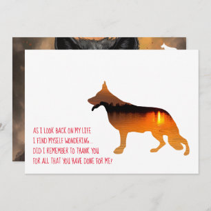 German Shepherd dog template