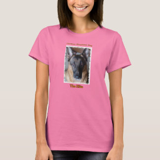 German Shepherd Dog The Elite Ladies Ringer Shirt