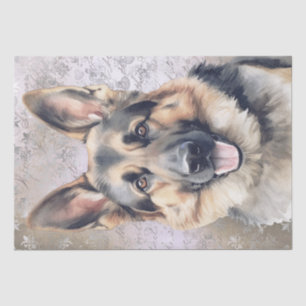 German Shepherd Dog Tissue Paper