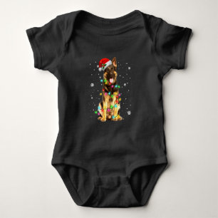 German Shepherd Dog Tree Christmas Sweater Xmas