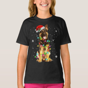 German Shepherd Dog Tree Christmas Sweater Xmas Do