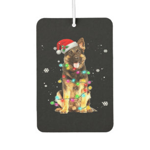 German Shepherd Dog Tree Christmas Sweater Xmas Do Car Air Freshener