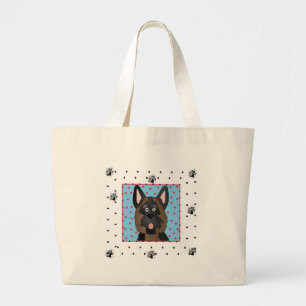 German Shepherd Dog Tshirts and Gifts Large Tote Bag