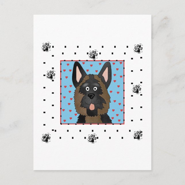 German Shepherd Dog Tshirts and Gifts Postcard (Front)