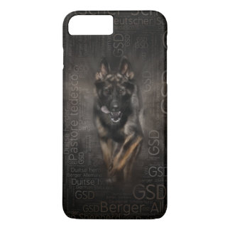 German Shepherd Dog - Working line Word Art Case-Mate iPhone Case
