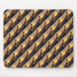 German shepherd dogs animal mouse pad