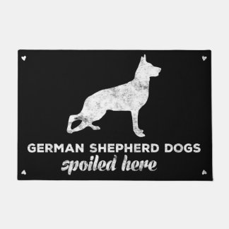 German Shepherd Dogs Spoiled Here Doormat