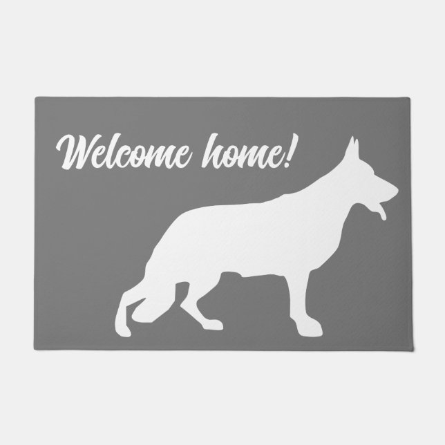 German Shepherd Doormat (Front)