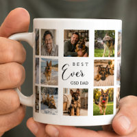 German Shepherd Father dog dad photo collage