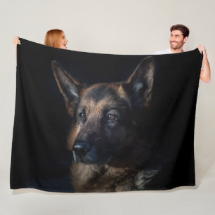 GERMAN SHEPHERD FLEECE BLANKET