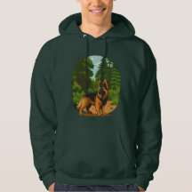 German Shepherd Forest Adventure Dog