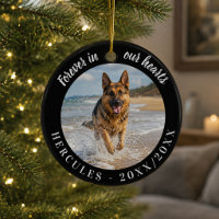 German Shepherd Forever In Our Hearts Black
