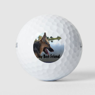 German Shepherd Friend Golf Balls