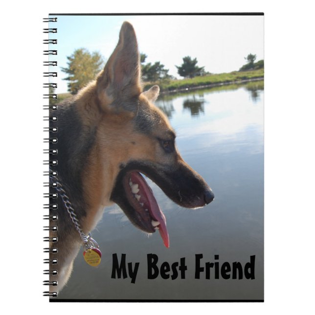 German Shepherd Friend Notebook (Front)