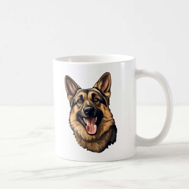 German Shepherd - German shepherd Coffee Mug (Right)