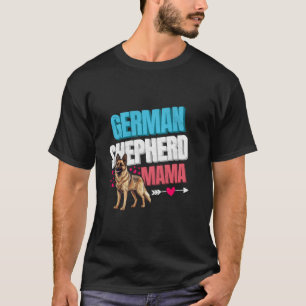 German Shepherd GERMAN SHEPHERD MAMA Dog Moms 1 T-Shirt