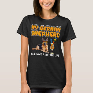 German Shepherd German Shepherd &quot I Work Hard  T-Shirt