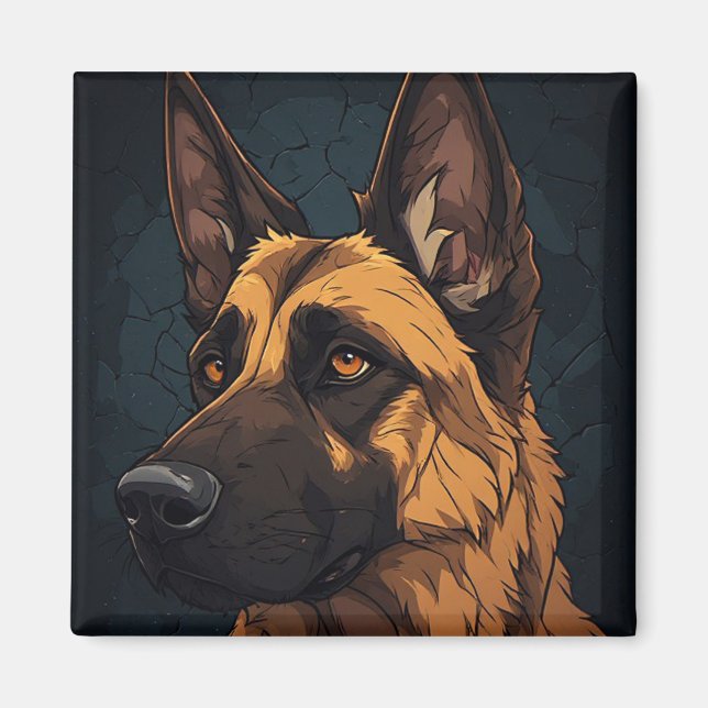 🐕 German Shepherd Gifts For Pet Owners 🐕 Magnet (Front)