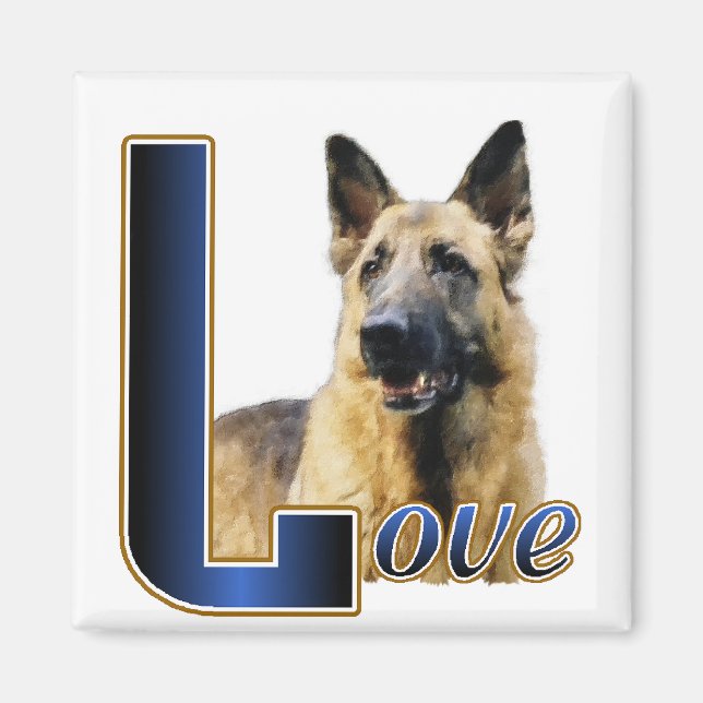 German Shepherd Gifts Magnet (Front)