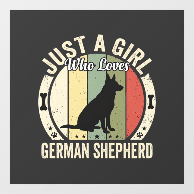 German Shepherd Girl Dog Lover Design (2)_1 (Sheet)