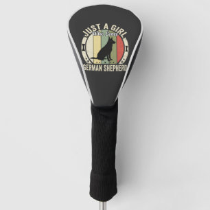 German Shepherd Girl Dog Lover Design (2)_1 Golf Head Cover