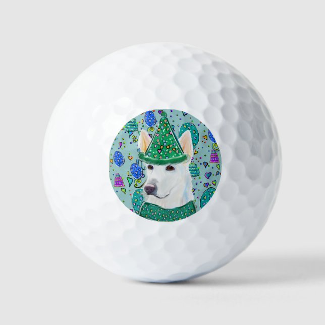 GERMAN SHEPHERD  GOLF BALLS (Front)