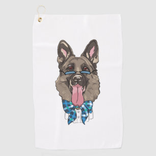German Shepherd   Golf Towel