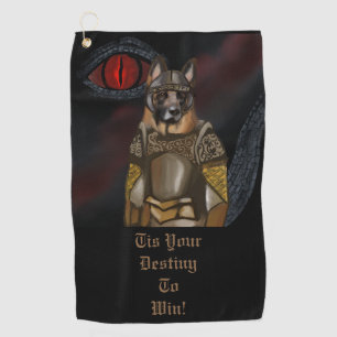German Shepherd Golf Towel