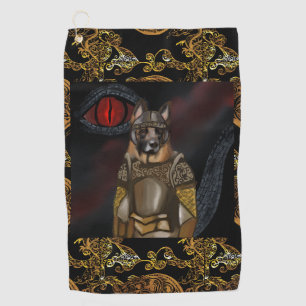 German Shepherd Golf Towel